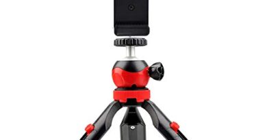 DIGITEK® DTR 200 MT (7 Inch) Portable & Flexible Mini Tripod with Mobile Holder & 360 Degree Ball Head | For Smart Phones | Compact Cameras | GoPro | Maximum Operating Height: 7.87 Inch| Maximum Load Upto: 1 kgs(DTR-200MT)