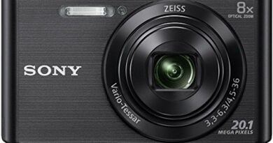 Sony DSC W830 Cyber-Shot 20.1 MP Point and Shoot Camera (Black) with 8X Optical Zoom