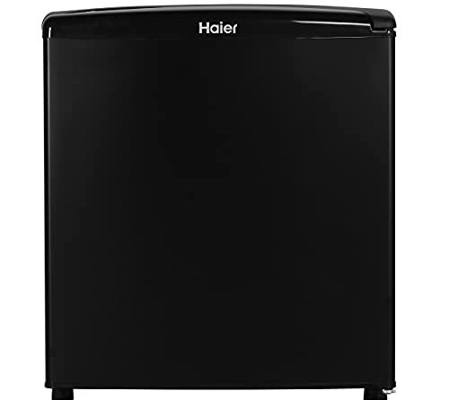 Haier 53 L 2 Star Direct-Cool Single Door Mini Refrigerator (HR-65KS, Black)