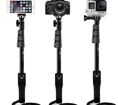 Unifree YT-1288-A Bluetooth Selfie MonoPod Stick Without Aux Cable for DSLR/SLR Action Camera, Smart Phones