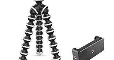 Tygot Gorilla Tripod/Mini (13 Inch) Tripod for Mobile Phone with Phone Mount | Flexible Gorilla Stand for DSLR & Action Cameras