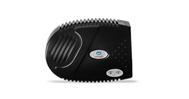 Everest Mini Ultra 1 KVA Stabilizer for Double Door Refrigerator from 300 Litre to 1000 Litre (Black Colour)