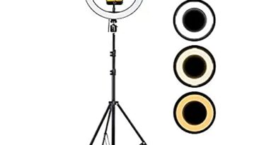 KAJTOSH Professional LED Ring Light with 7 feet stand for YouTube Video Shooting| Vlogging Tiktok MX Takatak Instagram reels| Compatible with Android/IOS /Camera | (Come with stand) (RING LIGHT 10 INCH)