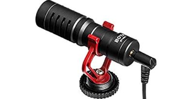 BOYA by-MM1 Universal Cardiod Shotgun Microphone Mini Mic for iOS iPhone 8 8 Plus 7 7 Plus 6 6s Mac iPad Tablet Canon Nikon DSLR Camera Camcorder