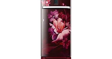Samsung 192 L 4 Star Inverter Direct cool Single Door Refrigerator (RR21A2K2XRZ/HL, Base Stand with Drawer, Digi- Touch Cool, Curd Maestro, Midnight Blossom Red)