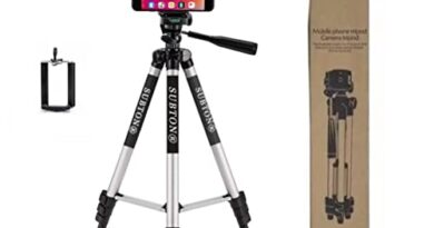 SUBTON Photography Mobile Holder Tripod 3110 Camera Mobile Stand for Vlogging, Video Shooting, YouTube etc Compatible with All Mobile Phones (Tripod 3110)