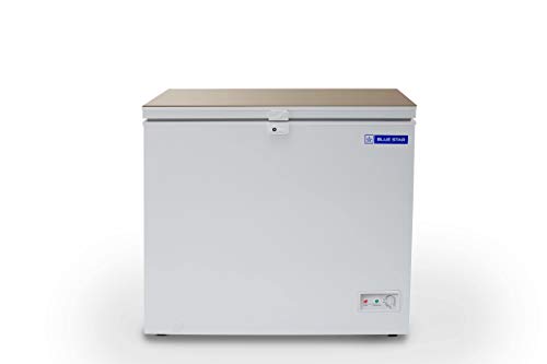 Blue Star Laminated Top Deep Freezer, 200 Ltrs, 8 to -24 degrees, PP liner (CFLTSD200DHPW)