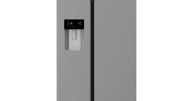 Voltas Beko 634 Litres Frost Free ProSmart Inverter Side-by-Side Refrigerator (Neo Frost Dual Cooling, RSB655XPRF, Inox)