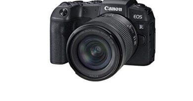 Canon EOS RP Full-frame Mirrorless Interchangeable Lens Camera + RF24-105mm Lens F4-7.1 IS STM Lens Kit-- Compact and Lightweight for Traveling and Vlogging, Black (3380C132)