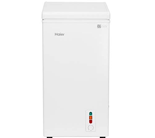 Haier HCF100HTQ - Single Door Hard Top Deep Freezer, Net Storage Volume 66 litres, White