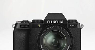 Fujifilm X-S10 Mirrorless Camera Body with XF18-55mm Lens (APS-C X-Trans CMOS 4 Sensor, EVF, IBIS, Vari-Angle LCD Touchscreen, Face/Eye AF, 4K/30P & FHD/240P Video Vlogging, Film Simulations) - Black