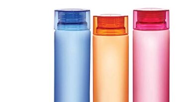 Cello H2O Plastic Bottle , 1 L, Set of 3, Colour May Vary, Multicolour