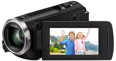 Panasonic HC-V180K Full HD Camcorder with Stabilized Optical Zoom with 16GB Memory Card, Black