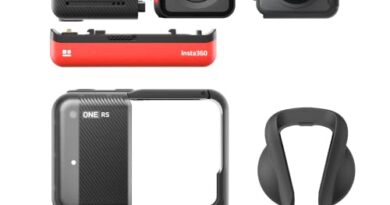 Insta360 ONE RS Twin Edition – Waterproof 4K 60fps Action Camera & 5.7K 360 Camera with Interchangeable Lenses, Stabilization, 48MP Photo, Active HDR, AI Editing