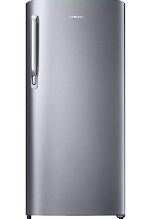 Samsung 192 L 2 Star Direct Cool Single Door Refrigerator (RR19A241BGS/NL, Grey Silver)