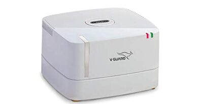 V-Guard VGSD 50 Supreme Stabilizer for Refrigerator for Single/Double Door Fridges up to 300 Litre (Capacity: 2 A) (Grey)