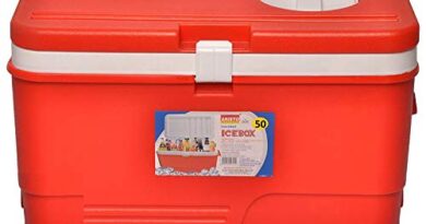 ARISTO Insulated Ice Box with Vent Lid,Tap 50 LTR,Red