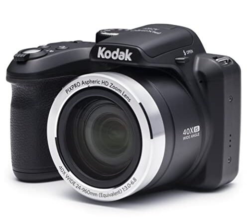 Kodak PIXPRO Astro Zoom AZ401-BK 16MP Digital Camera with 40X Optical Zoom and 3" LCD (Black)