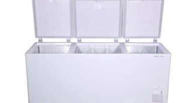 Voltas 600TD CF Metal Top Plastic Top Door Chest Freezer, 600 Liters, White