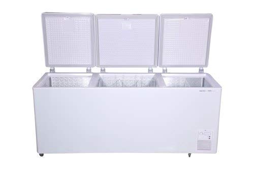 Voltas 600TD CF Metal Top Plastic Top Door Chest Freezer, 600 Liters, White