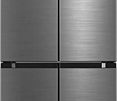 MDRF632FGF46 Freestanding Fridge Freezer with Electronic Display, 474L Total No Frost, 305L Fridge+169L Freezer, ‎83.3cm Wide, Energy Saving