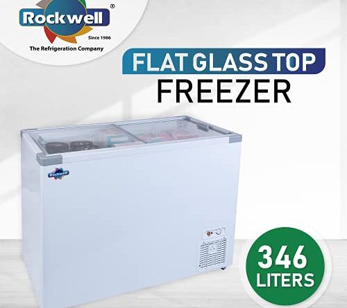 Rockwell SFR350GT Glass Top Deep freezer-346 Ltr (Heavy Duty Compressor, Low power Consumption)