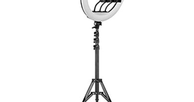 Adium 18 Inch LED Ring Light Pgraphy Lamp Set Stepless Dimmable 2700K-6500K with Tripod Stand 3pcs Pne lders Remote Control Carrying Bag for Selfie Makeup Live Streaming Vlogging