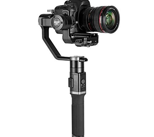 E-Image Horizon Pro 3-Axis Handheld Gimbal Stabilizer | 360° Rotation for DSLR and Mirrorless Cameras | Payload 3.2kg, Black
