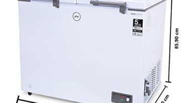 Godrej 300 L Double Door Convertible Deep Freezer (DH EPenta 325C 31 CMFP2LM RW , White, Pentacool Technology)