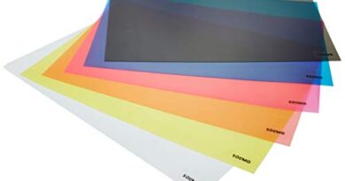 Amazon Brand - Solimo PVC Fridge Multipurpose Mat, Set of 6, Multicolor, Polyvinyl Chloride