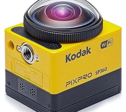 Kodak PIXPRO SP360 Action Cam with Explorer Accessory Pack Optical Zoom 1x, Multicolour