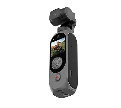 FNX FIMI Palm 2 Pro 4K Handheld 3-Axis Gimbal Camera with D1/2”CMOS, 4K Video, Pocket-Sized, Smart Tracking, 12MP Photo, 3xZoom, 2600mAh Action Camera for Vlog & YouTube