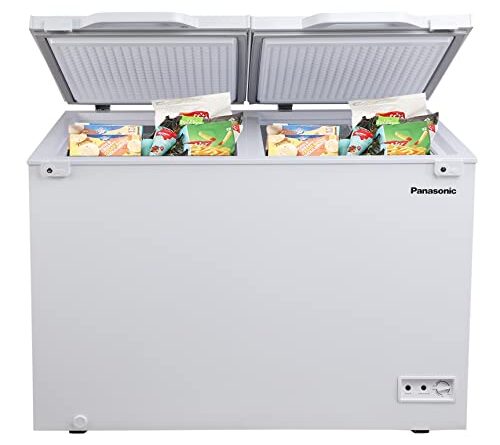 Panasonic 282 L HT Double Door Deep Freezer (SCR-CH300D1C,White,Convertible)