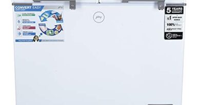 Godrej 300 L Double Door Freezer (DH EPenta 325C 31 CMFH2LM Rw, White)