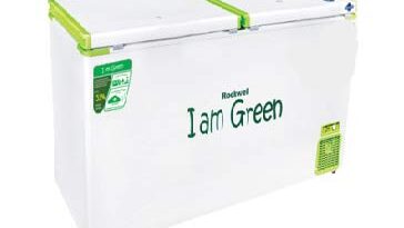 Rockwell GFR350DDET Double Door EUTECTIC Hard Top Deep Freezer(Glycol)- 315 Ltr (100% Copper Coil, 5 yrs compressor warranty)