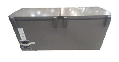 Voltas CVF500 DD P Grey CONVERTIBLE 4 Star Hard Top Deep Freezer Hard top deep freezer (500LT.)